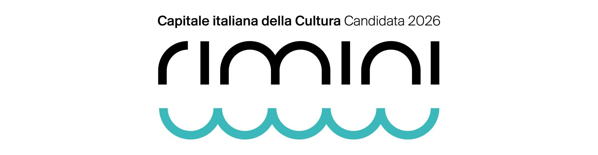 logo Rimini Capitale Italiana della Cultura Candidata 2026