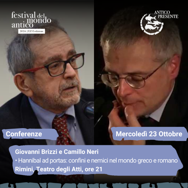 Giovanni Brizzi e Camillo Neri al Festival del Mondo Antico 2024