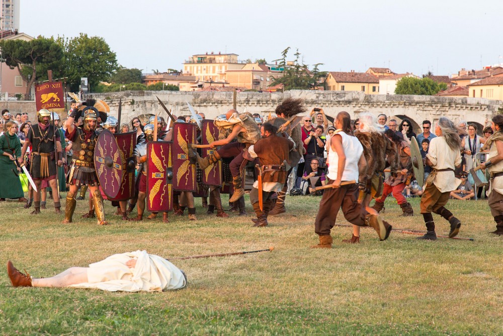 Rievocazione storica a cura della Legio XIII Gemina-Rubico