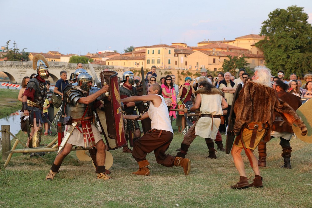 Rievocazione storica a cura della Legio XIII Gemina-Rubico