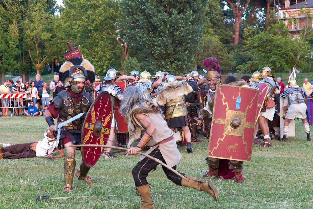 Rievocazione storica a cura della Legio XIII Gemina-Rubico