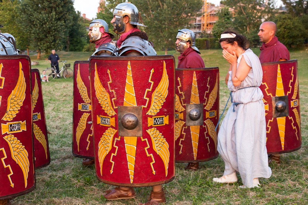 Rievocazione storica a cura della Legio XIII Gemina-Rubico