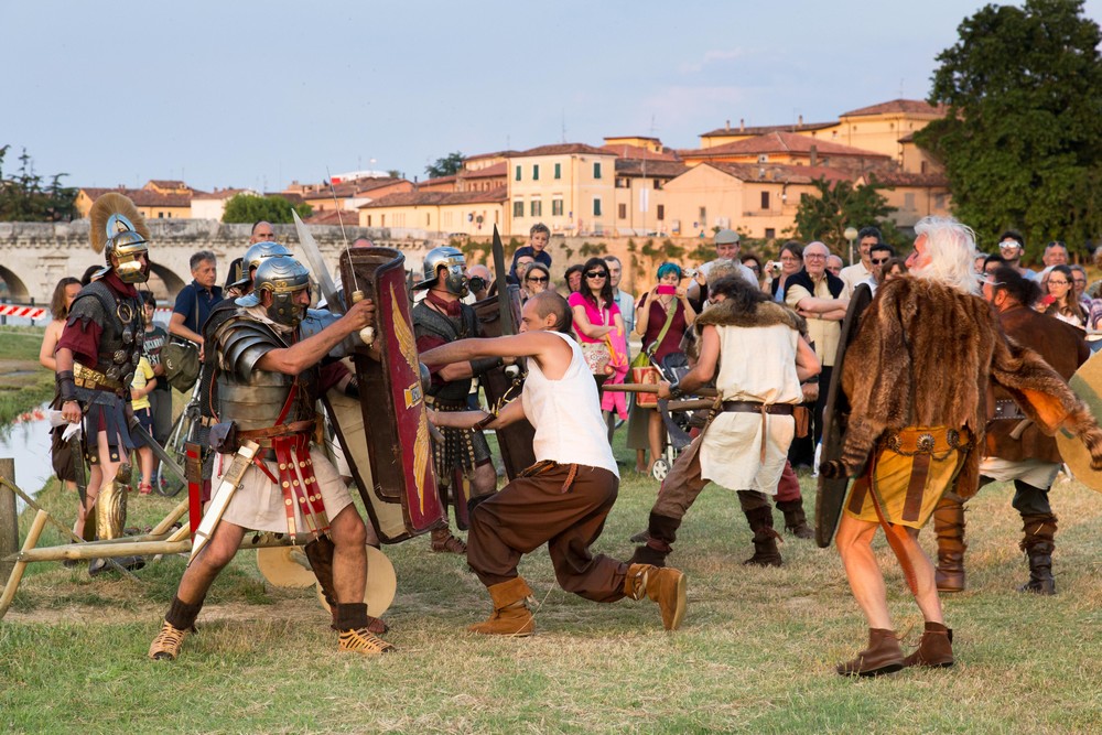 Rievocazione storica a cura della Legio XIII Gemina-Rubico