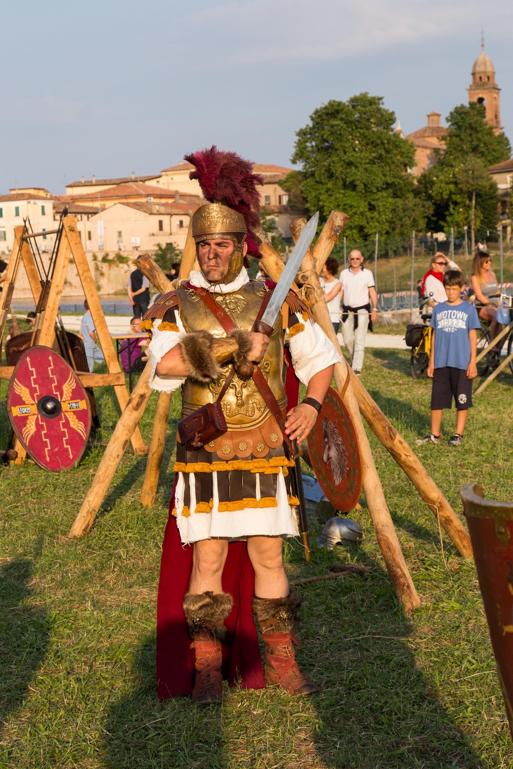 Rievocazione storica a cura della Legio XIII Gemina-Rubico