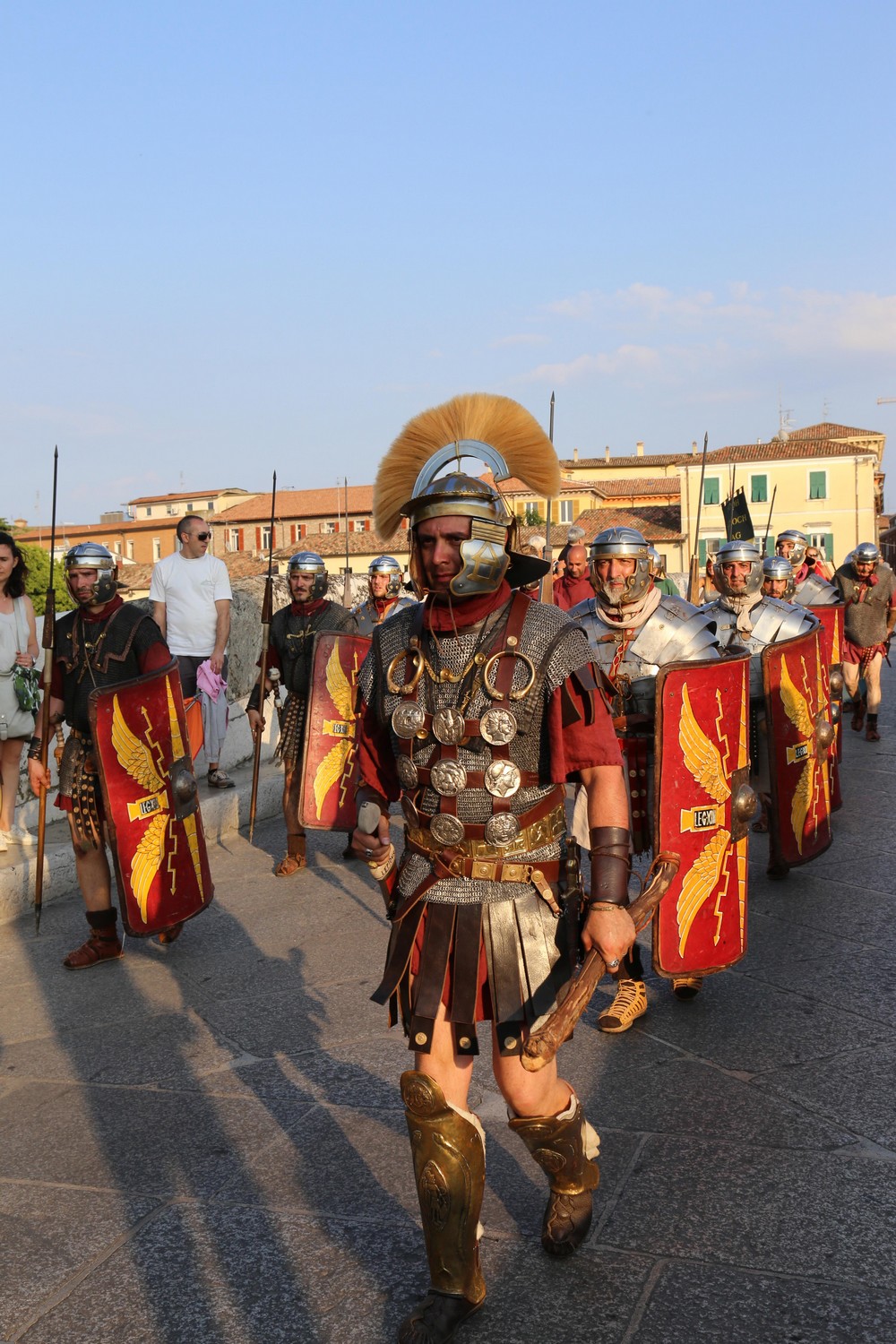 Rievocazione storica a cura della Legio XIII Gemina-Rubico