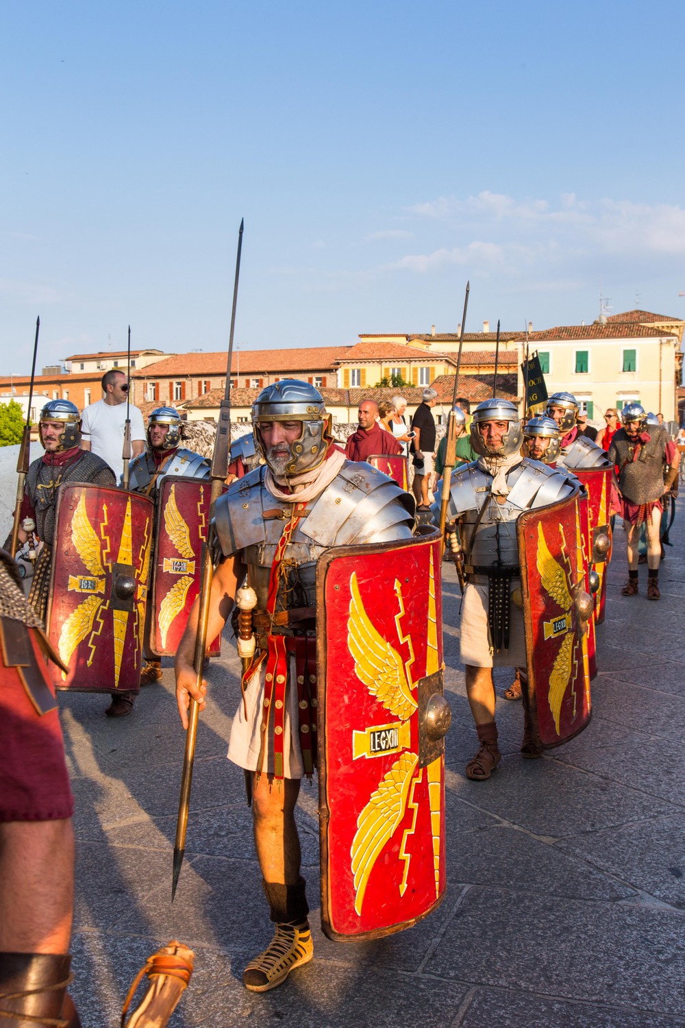 Rievocazione storica a cura della Legio XIII Gemina-Rubico