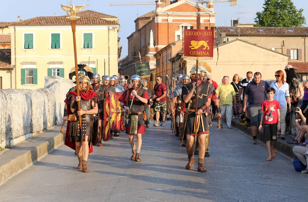 Rievocazione storica a cura della Legio XIII Gemina-Rubico